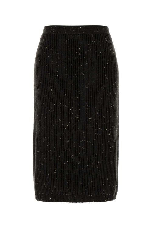 Wool Skirt — Brown