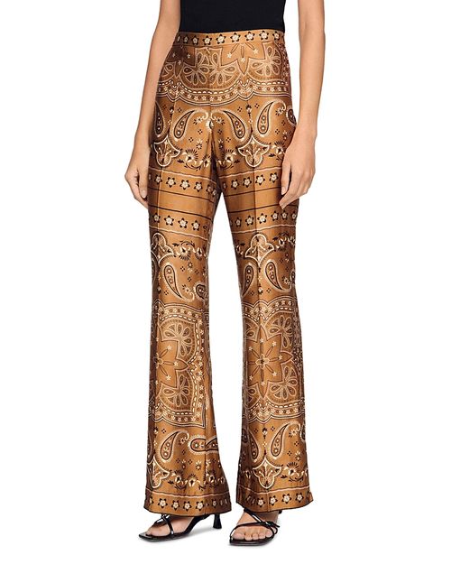 Darius Bandana Print Flowy Trousers