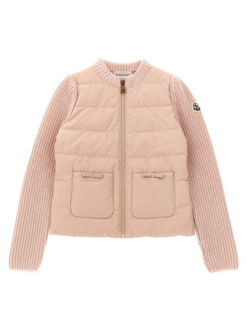 Quilted Wool and Cashmere Hybrid Vest — Pink