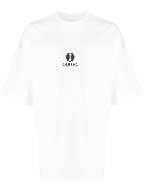 Altitude logo-print cotton T-shirt - White