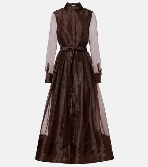 Montgomery organza shirt dress