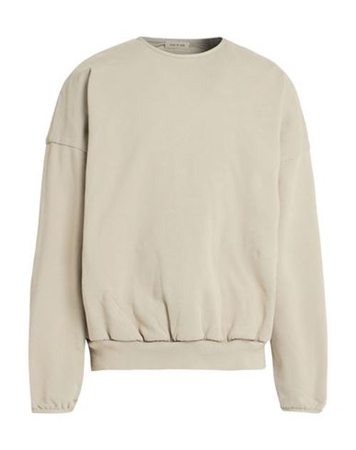 Man Sweatshirt Khaki Size L Cotton