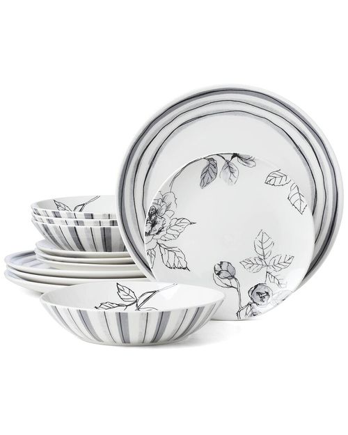 Sketchbook 12pc Dinnerware Set