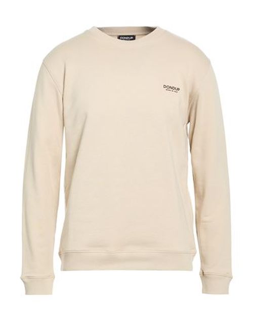 Man Sweatshirt Beige Size L Cotton, Elastane