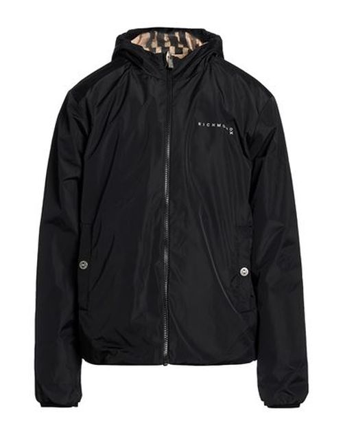 Man Jacket Black Size 40 Polyester