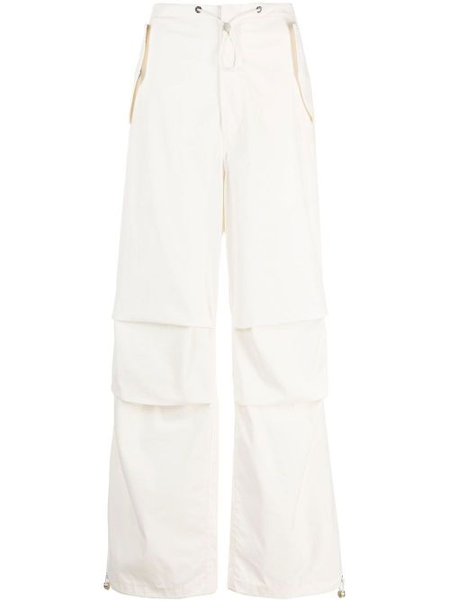 Drawstring parachute trousers - Neutrals