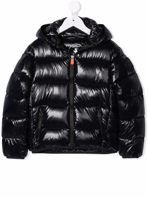 Artie hooded padded jacket - Black