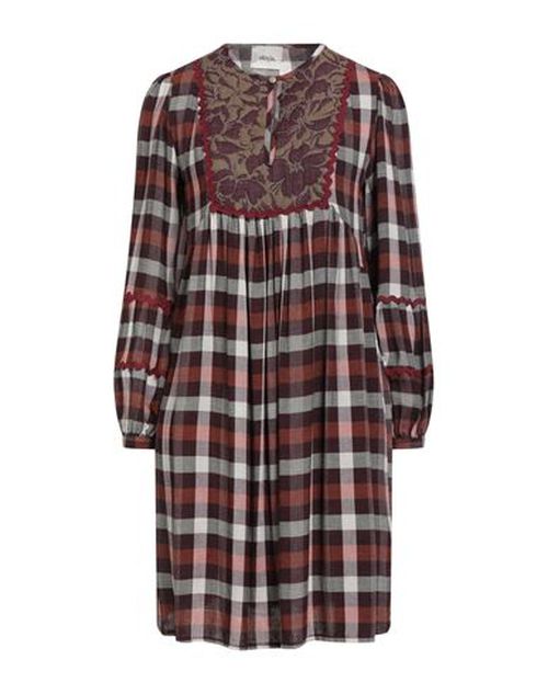 Woman Mini dress Burgundy Size S Viscose