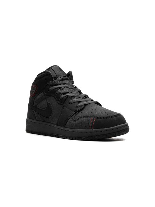 Air Jordan 1 Mid "Black Suede" sneakers