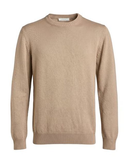 Man Sweater Sand Size S Merino Wool