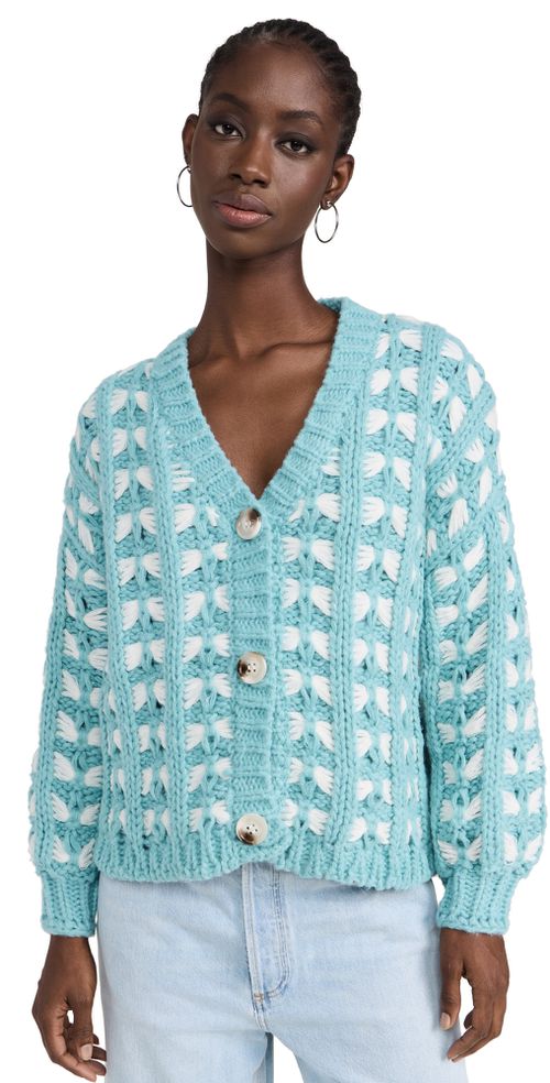 Hannah Cardigan Turquoise M