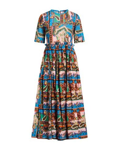 Woman Maxi dress Azure Size L Cotton