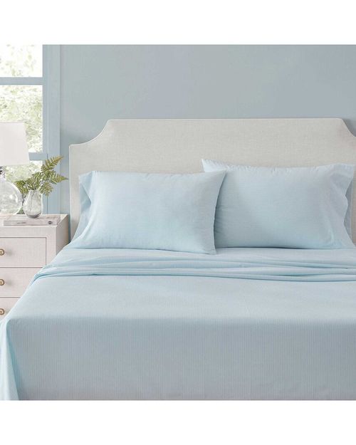 MS Core Stripe Cotton Percale Sheet Set