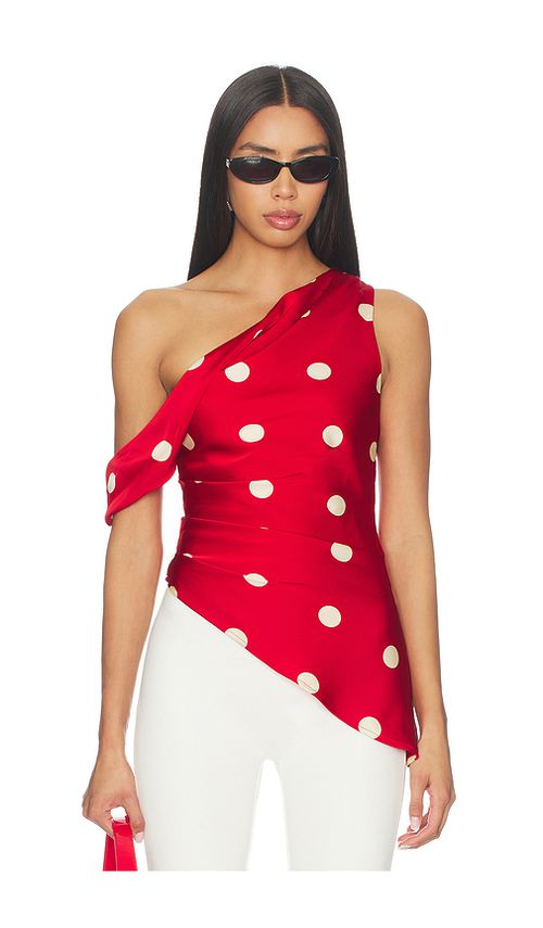 MORE TO COME Mindy Off Shoulder Top in Red. - M also in