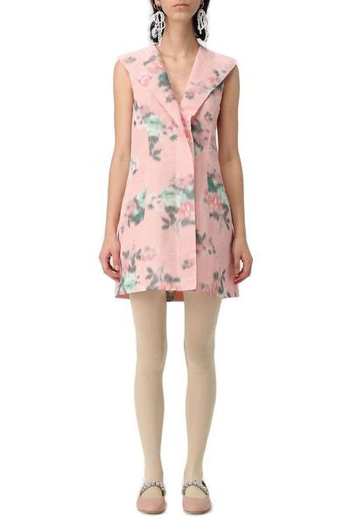 Philosophy Di Lorenzo Serafini Floral Taffeta Mini Dress