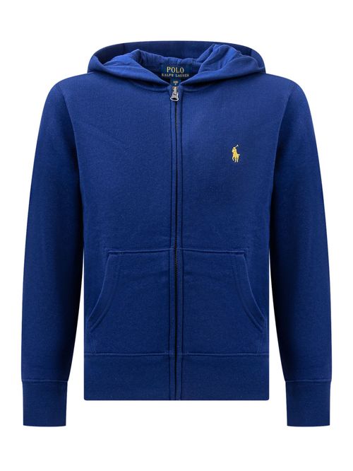 Kids Blue Logo Hoodie
