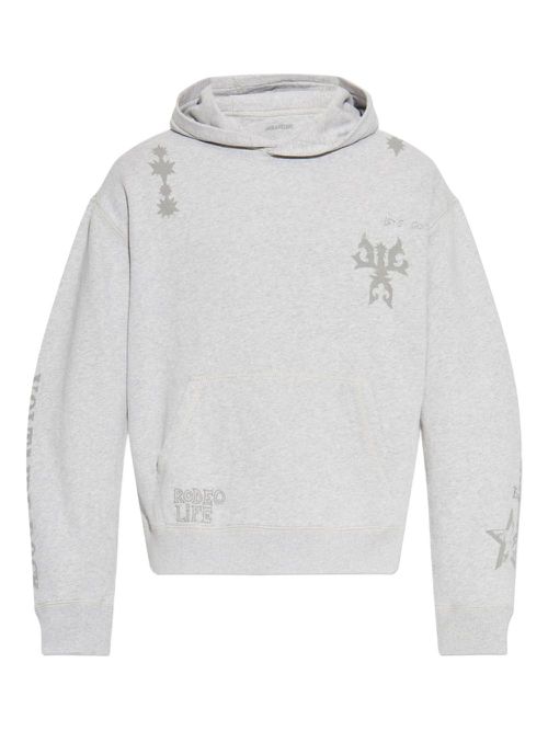 Cotton hoodie - Grey