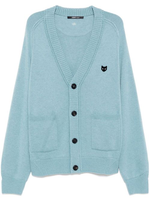 Panther raglan cardigan - Blue