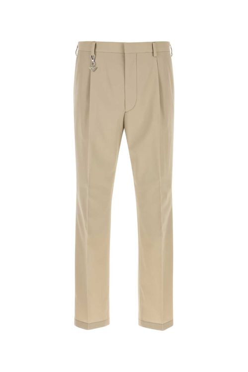 Cotton Trousers — Beige