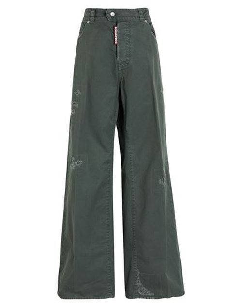 Woman Pants Grey Size 6 Cotton