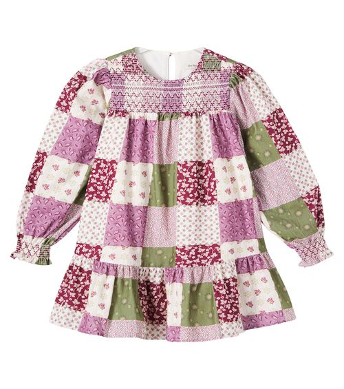 Melba colorblock cotton dress