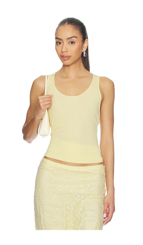 Bubish Ellis Tank Top in Lemon. XS. Also in L, M