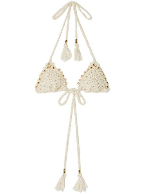 Cape Jasmine bikini top - Neutrals