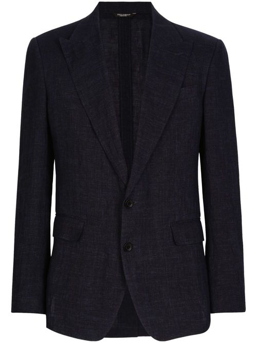 Sicilia peak-lapels blazer - Blue