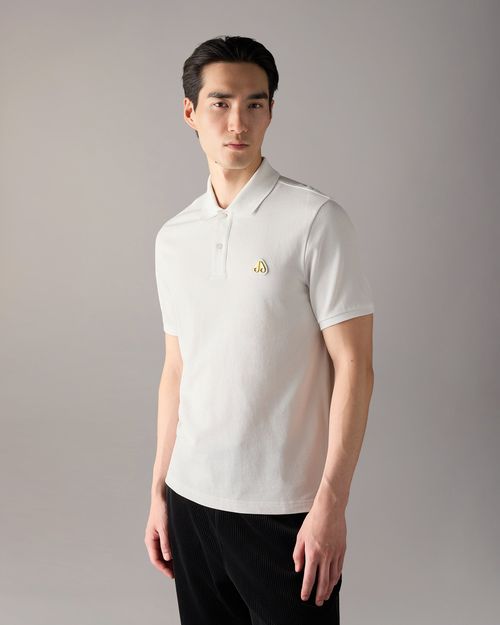 Moose Knuckles - Men's Gold Series Everett Polo - Color: White