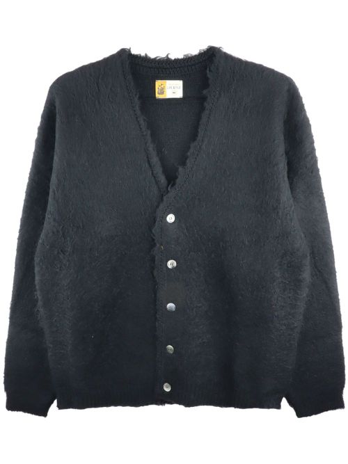 Brushed cardigan - Black
