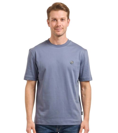 Blue Crew Neck T-Shirts