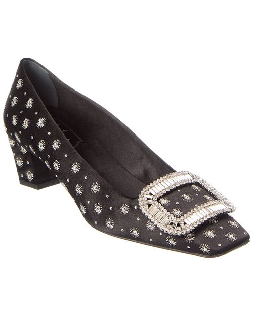 Mini Strass Satin Pump