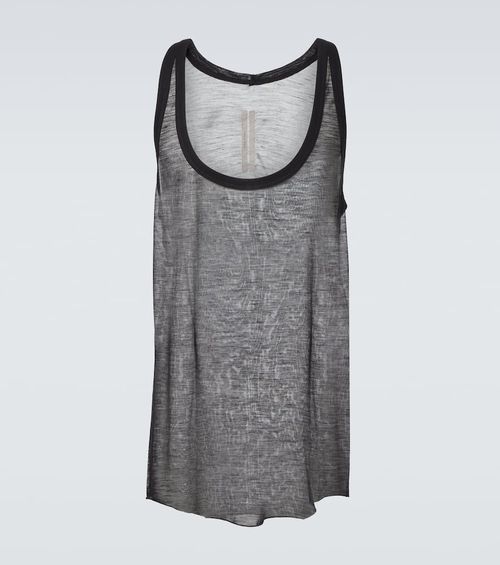Wool-blend tank top