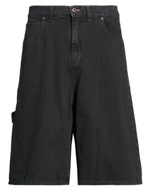 Man Denim shorts Black Size 36 Cotton, Elastane