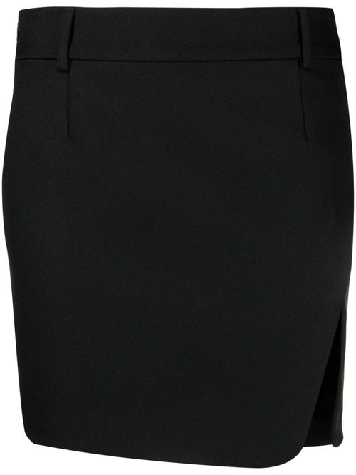 Tech Drill tailored miniskirt - Black