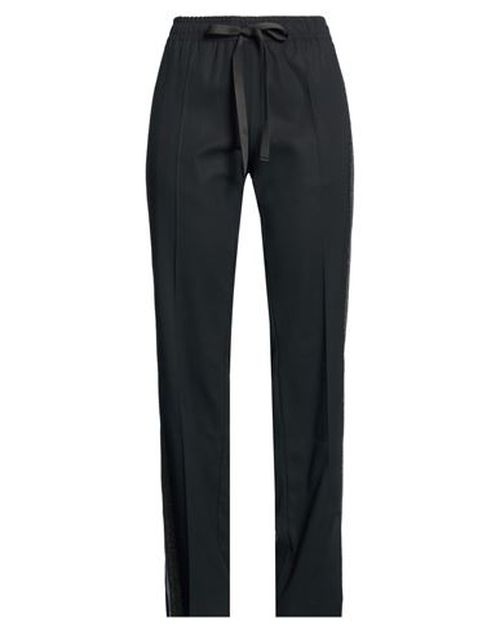 Woman Pants Black Size 4 Acetate, Viscose, Elastane