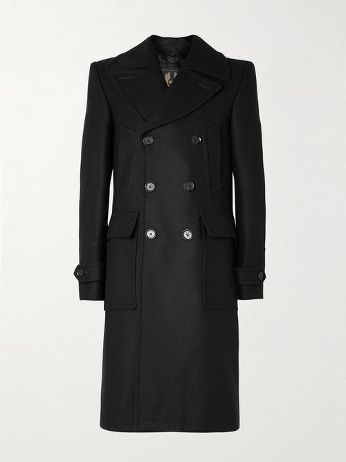 Milford Double-Breasted Wool-Blend Coat