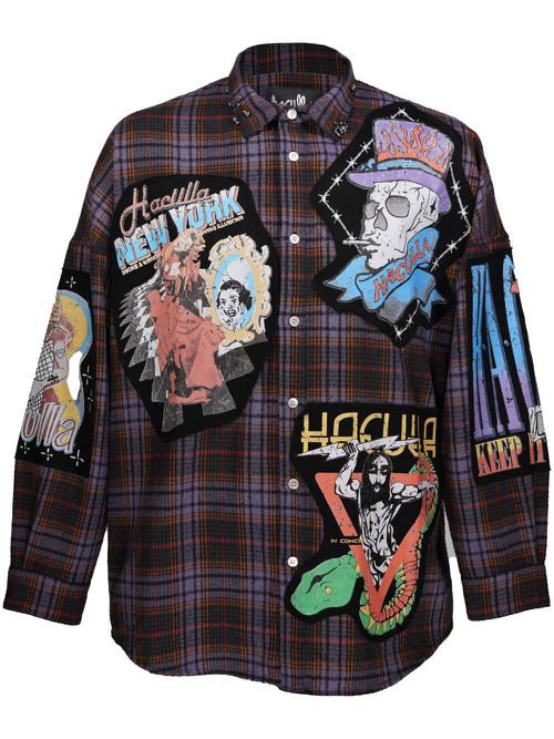 Crown Royale graphic-print shirt - Black