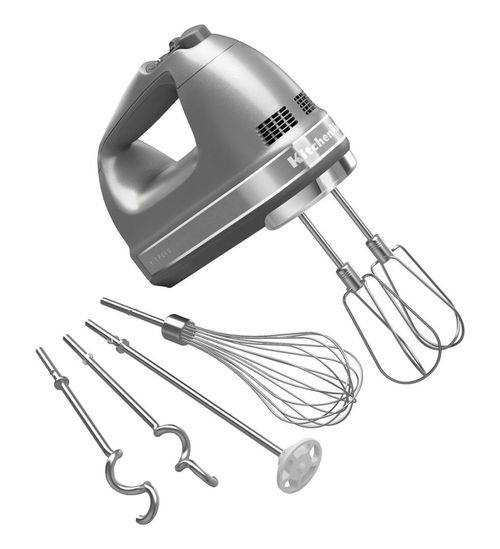 9 Speed Contour Silver Hand Mixer