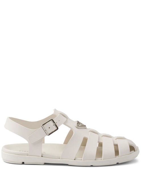 Logo-appliqué fisherman sandals - Neutrals