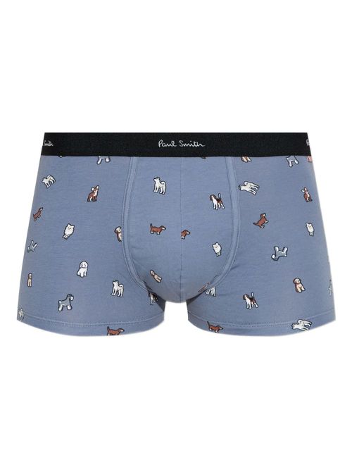 Dog-print boxers - Blue