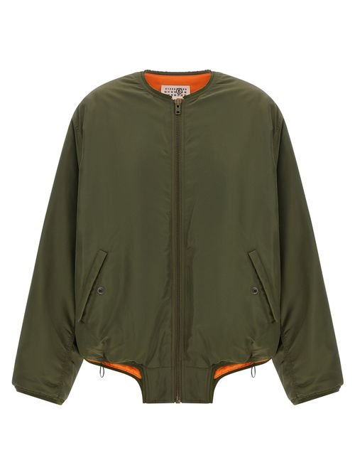 Sculptural Hem Technical Jacket — Olive Green
