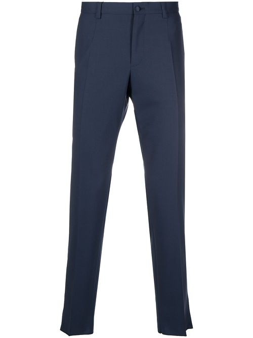 Stripe detail tailored trousers - Blue
