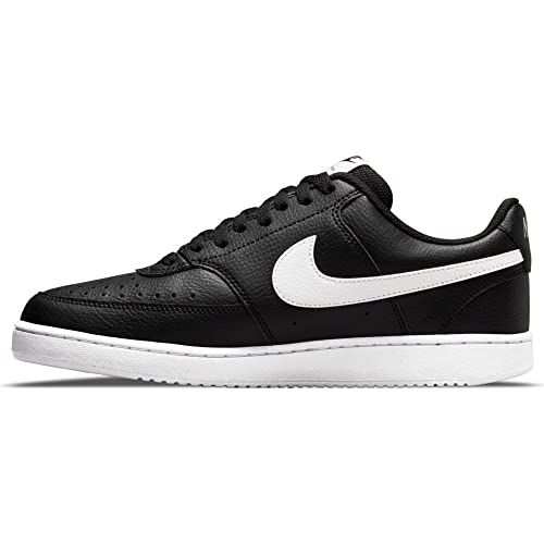 Nike Men's Court Vision LO Sneaker, White/Whiteblack, 12 Regular US