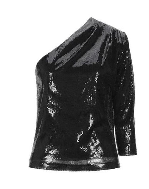 Woman Top Black Size 6 Polyester