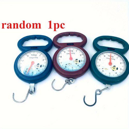 TEMU Portable Spring Scale Weighing - Pocket Kitchen Balance, No Batteries Needed, Lightweight For Cooking, Baking, Gardening, Travel - Random Color