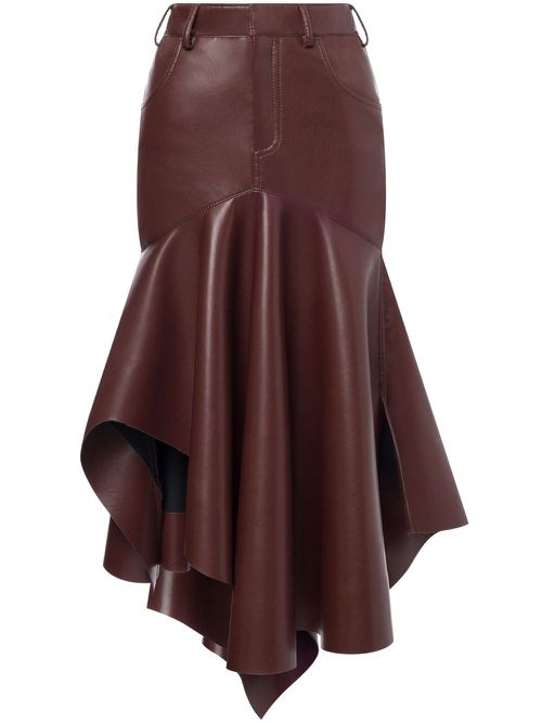 Mid-skirt - Brown