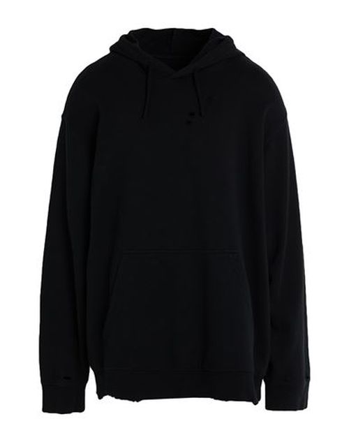 Man Sweatshirt Black Size L Cotton