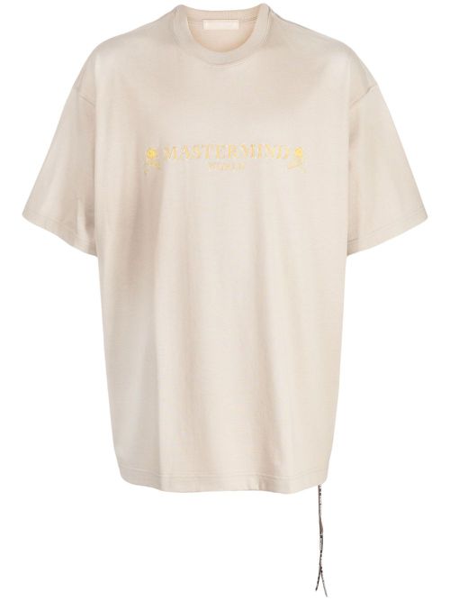 Logo-print cotton T-shirt - Brown