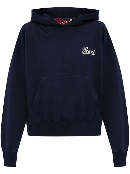 Cotton hoodie - Blue
